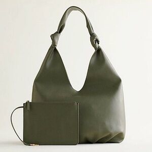 Elizabeth and James Olive Hobo Bag Set